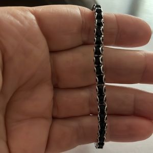 Touchstone by Swarovski Jet Stretch Bracelets